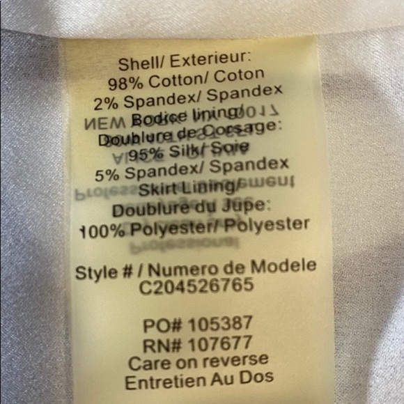 ALICE +OLIVIA  brushstroke print dress. M /L ?( missing) - Picture 7 of 7